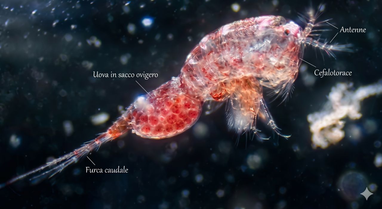 I copepodi, dal crostaceo tricolore al ciclope
